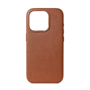 Decoded – skórzana obudowa ochronna do iPhone 15 Pro Max kompatybilna z MagSafe (tan)