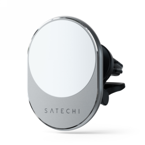 Satechi Magnetic Car - bezprzewodowa, magnetyczna ładowarka samochodowa na kratkę nawiewu (space gray)