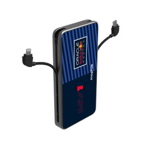 Mophie Powerstation Plus 10K Red Bull Racing MV1 - powerbank 10000mAh, zintegrowany kabel USB-C oraz lightning (1x port USB-C)