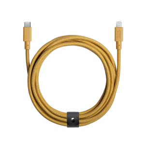 Native Union Belt Cable XL - kabel USB-C - lightning, 3 m (kraft)