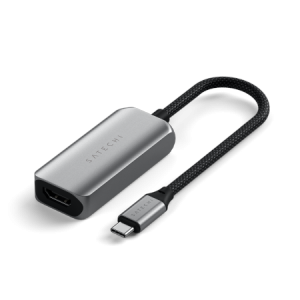Satechi Single Port Adapter - adapter USB-C do HDMI 2.1 8K (space gray)