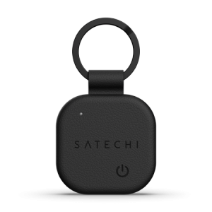 Satechi FindAll Keychain - brelok ze skóry wegańskiej z lokalizatorem kompatybilny z Apple Find My (black)
