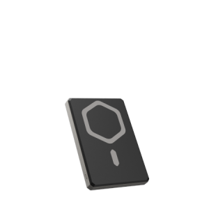 UAG Ultra Slim 5K - powerbank 5000 mAh z podstawką, ładowanie bezprzewodowe 10W, kompatybilny z MagSafe, kabel w zestawie (titan