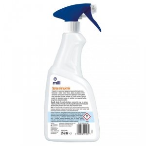 MILL KITCHEN Spray do czyszczenia kuchni, produkt do sprzątania 555 ml (opak.zb 6 szt.)