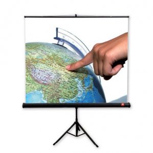 Ekran projekcyjny na stojaku AVTEK Tripod Standard 150 (rozwijane ręcznie; 150 x 150 cm; 1:1; 83)