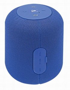 GEMBIRD PRZENOŚNY GŁOŚNIK BLUETOOTH SPK-BT-15-B RMS 5W, WBUDOWANY MIKROFON, KOLOR NIEBIESKI, USB, AUX, MICROSD