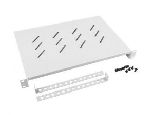 LANBERG PÓŁKA DO SZAF 19 600MM (1U, 483X330MM) SZARA AK-1004-S