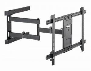 GEMBIRD UCHWYT ŚCIENNY LCD 37-80 (OBRACANIE I POCHYLANIE) VESA MAX 600 X 400MM, DO 50KG