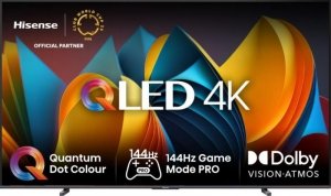 Telewizor Hisense 100E7NQ 100 4K Ultra HD VIDAA Dolby Atmos DVB-T2 Czarny