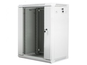Lanberg Szafa instalacyjna wisząca 19'' 15U 600X450mm szara (drzwi       szklane)
