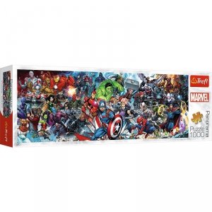 Trefl Puzzle 1000 elementów Panorama Marvel The Avengers