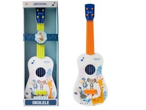 ASKATO Gitara ukulele pomarańczowa