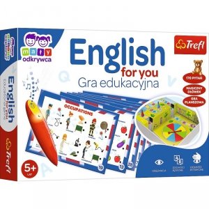 Trefl Gra English for you Mały Odkrywca i Magiczny ołówek