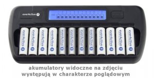 everActive Ładowarka procesorowa NC-1200 do 12 akumulatorków AA/AAA