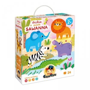 CzuCzu Układanka 24 elementy Dzikie puzzle Sawanna