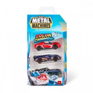 ZURU Metal Machines Auto zmieniające kolor 3-pak