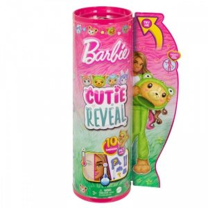 Mattel Lalka Barbie Cutie Reveal Piesek - Żaba