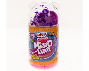 Epee Masa plastyczna Misiolina 2x50g 2 foremki różowy fioletowy