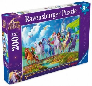 Ravensburger Polska Puzzle XXL 200 elementów Unicorn Academy Akademia Jednorożców