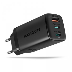 Ładowarka sieciowa GaN Axagon ACU-DPQ65 1xUSB-A + 2x USB-C 65W