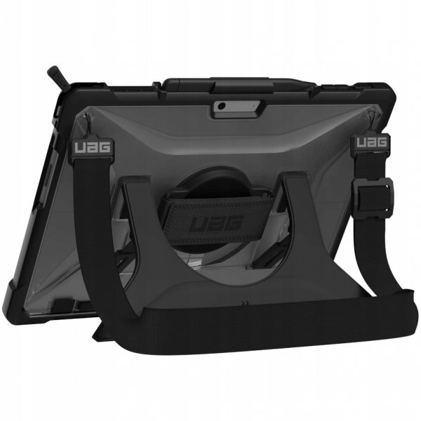 UAG Plasma-  obudowa ochronna z wbudowaną podstawką oraz paskiem na dłoń i ramię do Surface Pro 9/10/11 (ice)