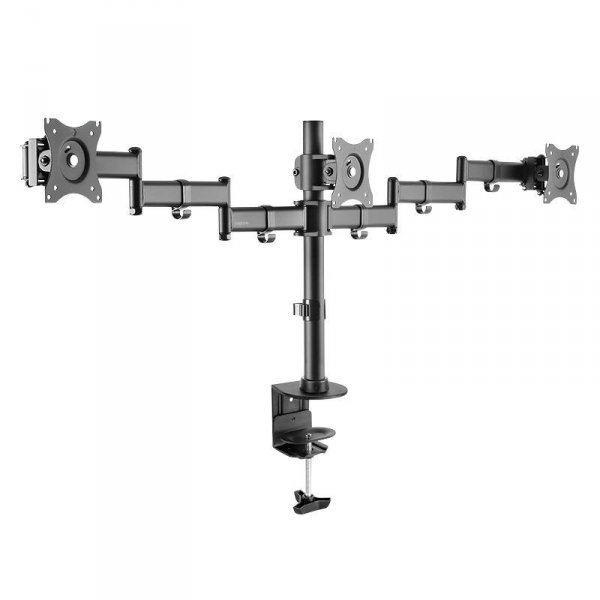 Uchwyt biurkowy LogiLink BP0050 na 3 monitory LCD/LED VESA 100x100, 13-27&quot;