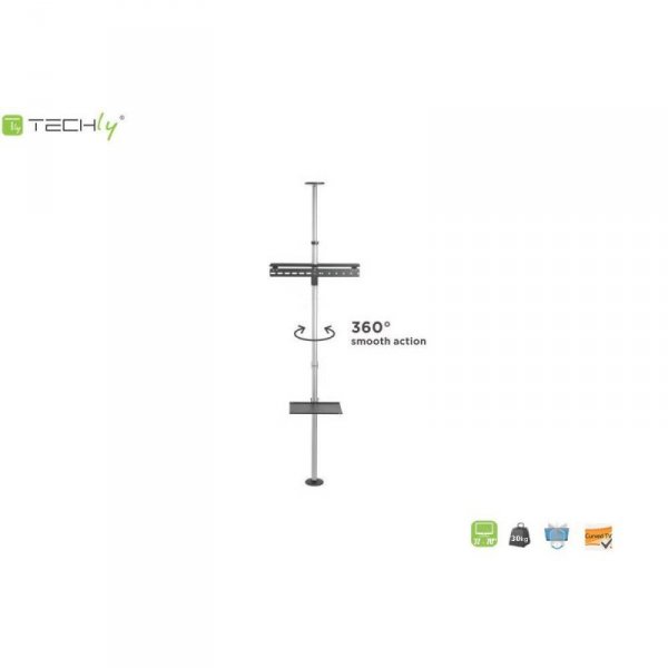 Stojak podłogowo-sufitowy Techly 37&quot;-70&quot;, 30kg
