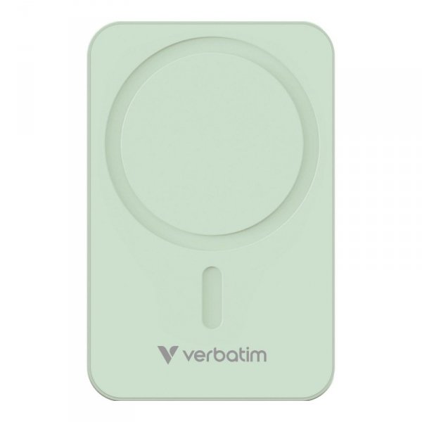Powerbank Verbatim Charge &#039;n&#039; Go Essentials Magnetic Wireless 20000mAh USB-C PD 3.0 Green