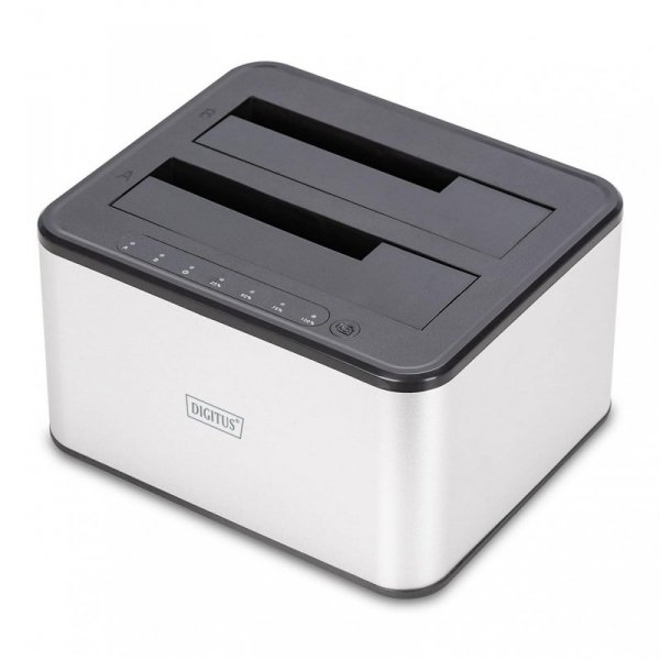 Stacja dokująca DIGITUS USB 3.0 Super Speed do 2x SSD/HDD 2.5/3.5&quot;SATA III max. 2x20TB z funkcją klonowania