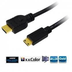 Kabel HDMI LogiLink CH0022 HDMI (A) &gt; mini HDMI (C), 1,5m