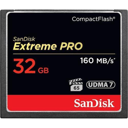 Karta pamięci Compactflash SanDisk Extreme PRO 32GB 160/150 MB/s - OTW OPAK