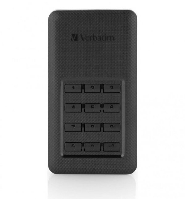Dysk SSD zewnętrzny Verbatim Store &#039;n&#039; Go Portable 256GB USB 3.0 Type-C z klawiaturą czarny