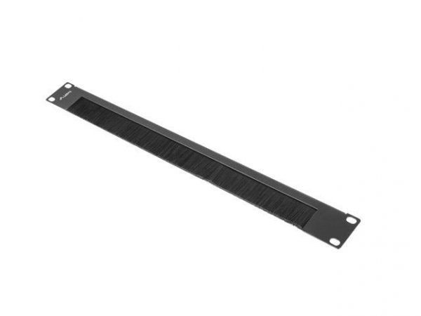 Panel szczotkowy Lanberg AK-1103-B do szafy 19&quot; 1U czarny