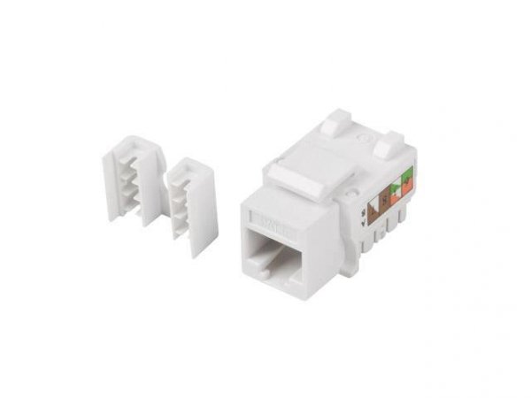 Moduł Keystone Lanberg gniazdo RJ45 -&gt; LSA UTP kat.6 90° do puszki montażowej