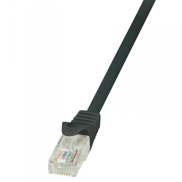 Patchcord LogiLink CP1023U CAT5e U/UTP 0,50m, czarny