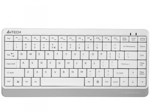 Klawiatura przewodowa mini A4Tech FSTYLER FK11 White