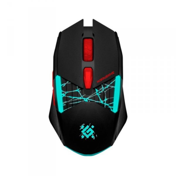 Mysz bezprzewodowa Defender HORRODINE GM-237 optyczna 3200dpi czarna RGB AKUMULATOR 6 przycisków Gaming