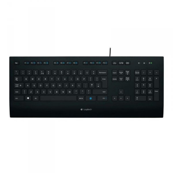 Klawiatura przewodowa Logitech K280e BUSINESS USB OEM czarna