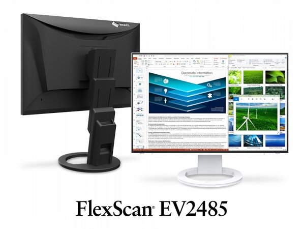 EIZO FlexScan EV2485-BK - monitor 24,1&quot;, 1920 x 1200, WUXGA, 16:10 (czarny)