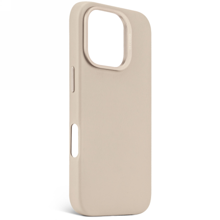 Decoded Leather Backcover - skórzana obudowa ochronna do iPhone 16 Pro kompatybilna z MagSafe (clay)