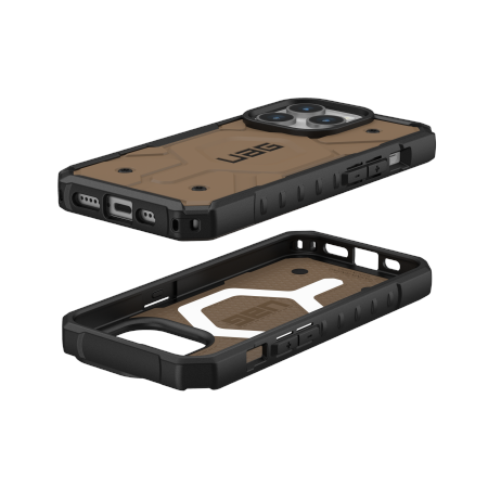 UAG Pathfinder Magsafe - obudowa ochronna do iPhone 15 Pro kompatybilna z MagSafe (dark earth)