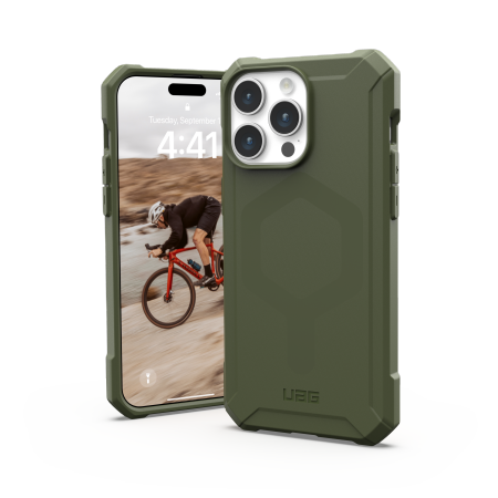 UAG Essential Armor Magsafe - obudowa ochronna do iPhone 15 Pro Max kompatybilna z MagSafe (olive)