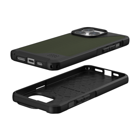UAG Metropolis LT Magsafe - obudowa ochronna do iPhone 15 Pro Max kompatybilna z MagSafe (kevlar olive)