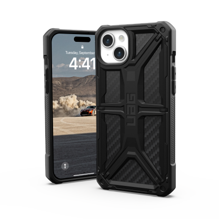 UAG Monarch - obudowa ochronna do iPhone 15 Plus (carbon fiber)