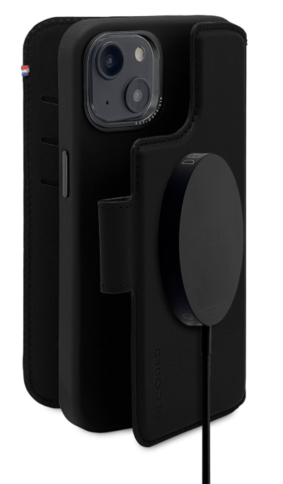 Decoded Detachable Wallet – skórzana obudowa ochronna do iPhone 13/14 kompatybilna z MagSafe (black)