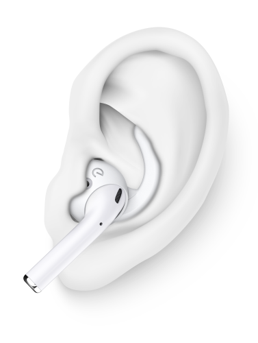 KeyBudz EarBuddyz - silikonowe nakładki do AirPods 1/2, EarPods (clear)