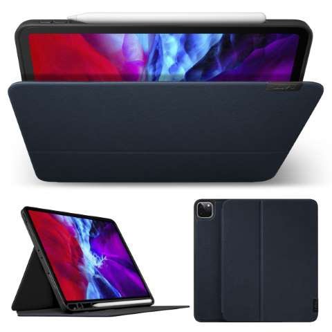 LAUT Prestige Folio - obudowa ochronna z uchwytem do Apple Pencil do iPad Pro 11&quot; 1/2/3/4G, iPad Air 10.9&quot; 4/5G (indig