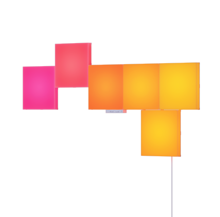 Nanoleaf Blocks Squares Smarter Kit - panele świetlne (6 paneli, 1 kontroler)