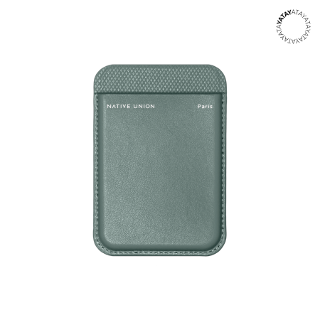 Native Union (Re)Classic Wallet - skórzany portfel kompatybilny z MagSafe (slate green)