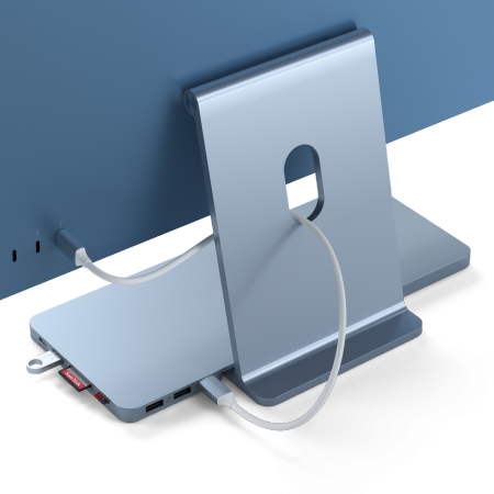 Satechi Slim Dock - stacja dokująca do iMac 24&quot; USB-C (USB-C 10Gb, USBA-A 10Gb, 2x USB-A, czytnik kart micro/SD, kieszeń na